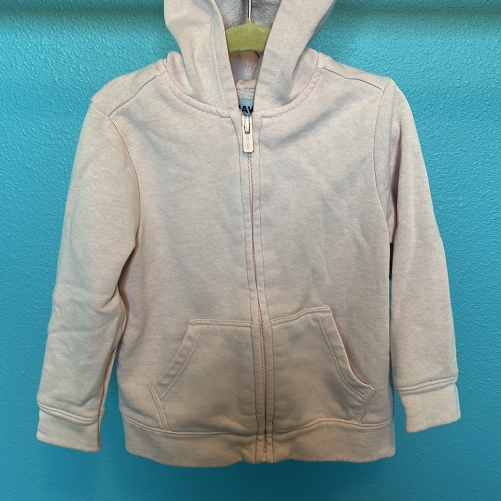 Kids Pink Hoodie with Dinosaur Design in 2T